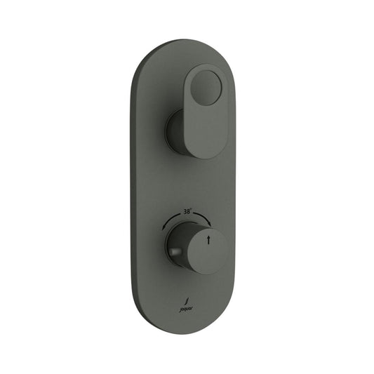 Jaquar 1 Way Thermostatic Diverter Ornamix Prime ORP-GRF-10661PM Normal Flow - Graphite Finish