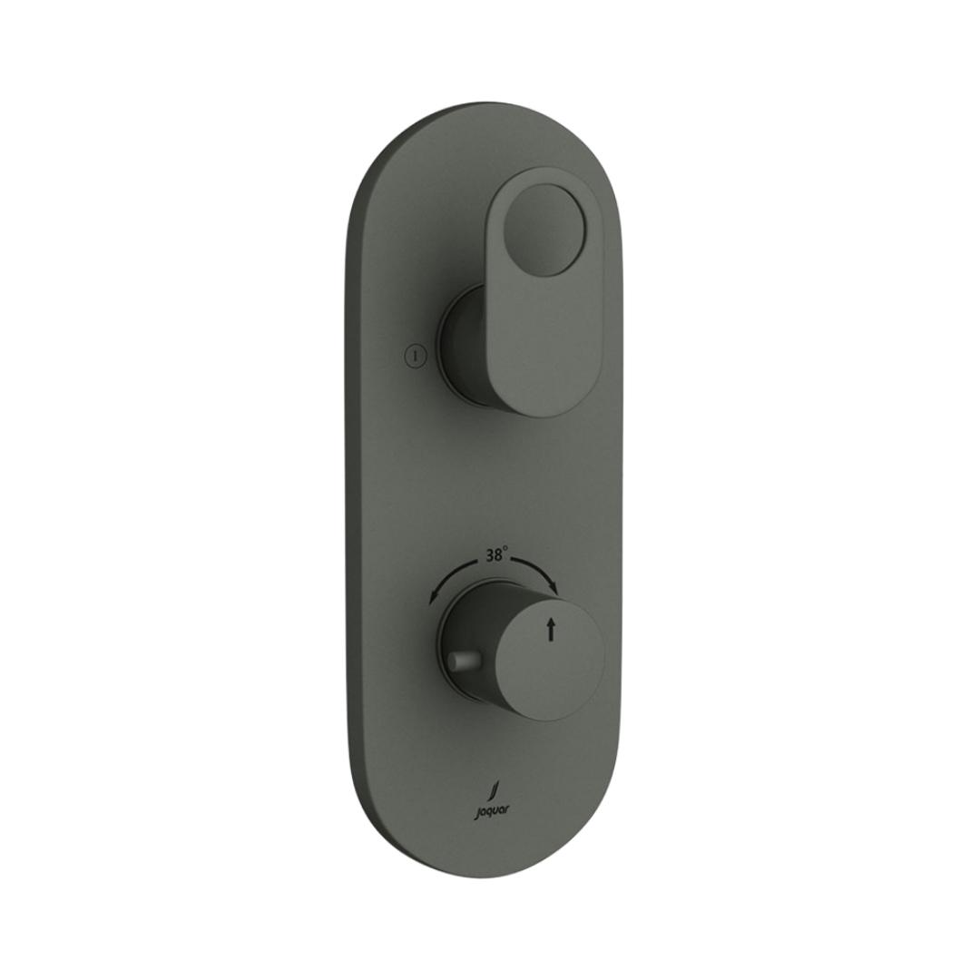 Jaquar 2 Way Thermostatic Diverter Ornamix Prime ORP-GRF-10681PM Normal Flow - Graphite Finish