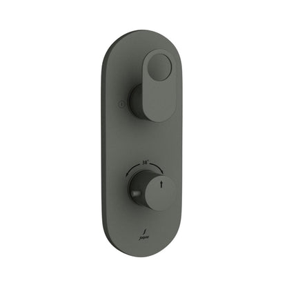 Jaquar 2 Way Thermostatic Diverter Ornamix Prime ORP-GRF-10681PM Normal Flow - Graphite Finish