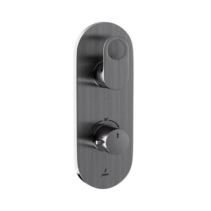 Jaquar 2 Way Thermostatic Diverter Ornamix Prime ORP-SSF-10681PM Normal Flow - Stainless Steel Finish