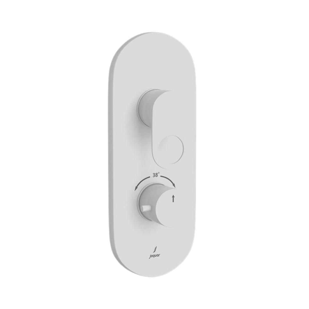 Jaquar 3 Way Thermostatic Diverter Ornamix Prime ORP-WHM-10683PM Normal Flow - White Matt Finish