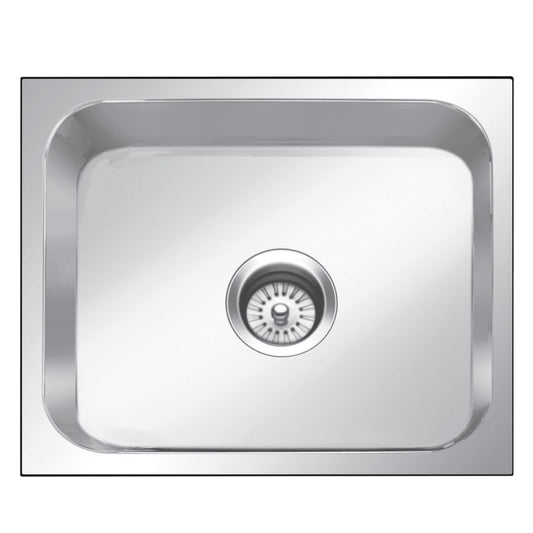 Nirali Stainless Steel Sink Rectangular Straight Range ORRA ( 27 x 21 inches ) - Glossy