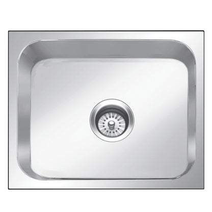 Nirali Stainless Steel Sink Rectangular Straight Range ORRA ( 24 x 20 inches ) - Glossy
