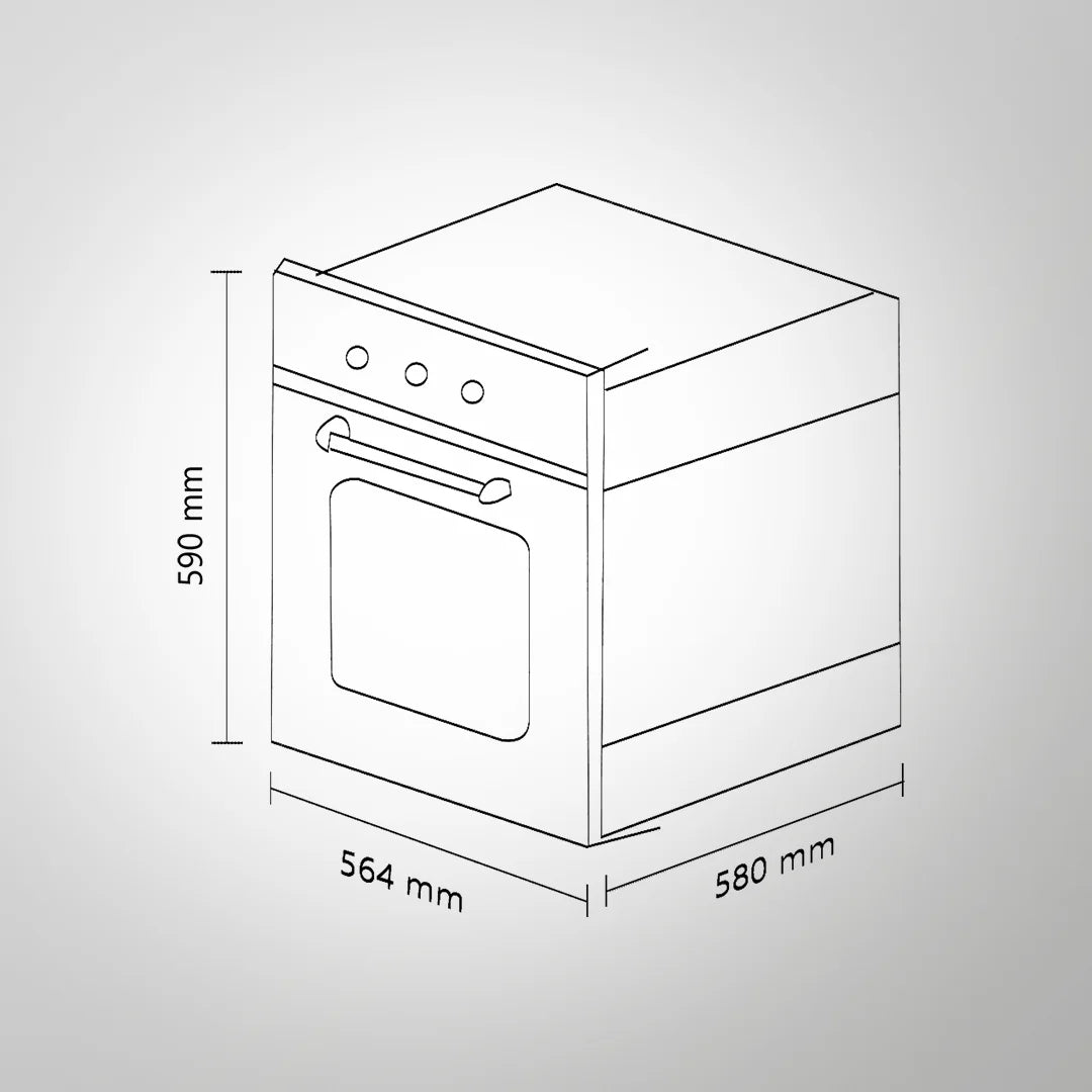 Kaff Built In Oven OV 83 ML7 + Kaff Built-In Microwave KMW HN 6 BLK