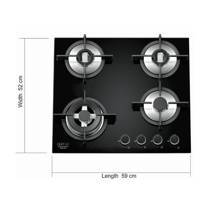 Carysil 60 cm 4 Burner Hob Passilo Series PASSILO 60 4