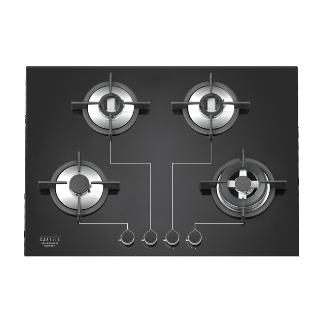 Carysil 78 cm 4 Burner Hob Passilo Series PASSILO 78 4