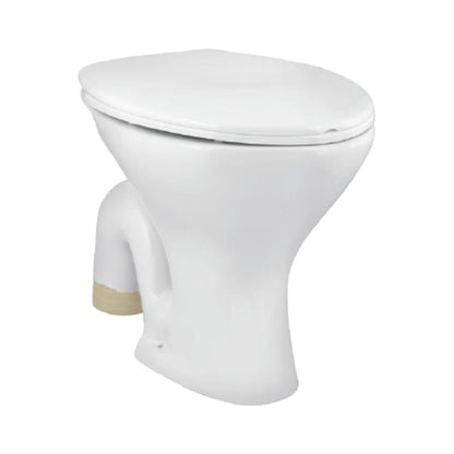Parryware Floor Mounted White Closet WC Petite EWC Set PETITE EWC SET C0287 with S-Trap