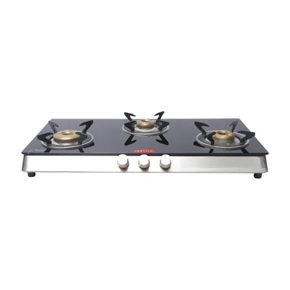 Carysil 77 cm 3 Burner Cooktop Piano 3BR Auto