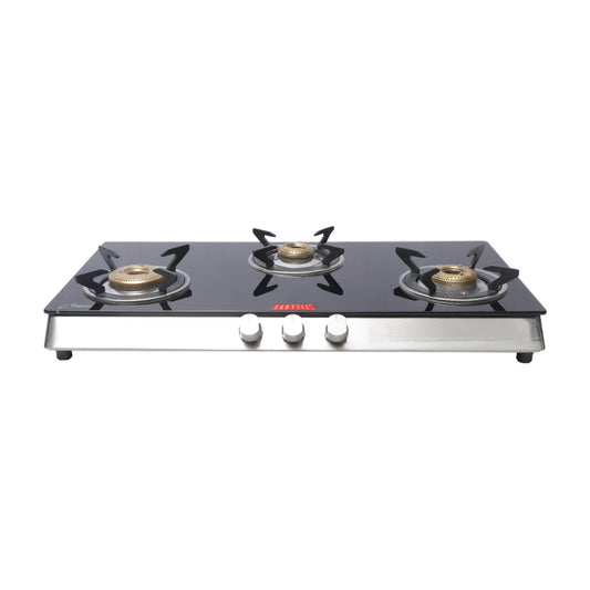 Carysil 77 cm 3 Burner Cooktop Piano 3BR Auto