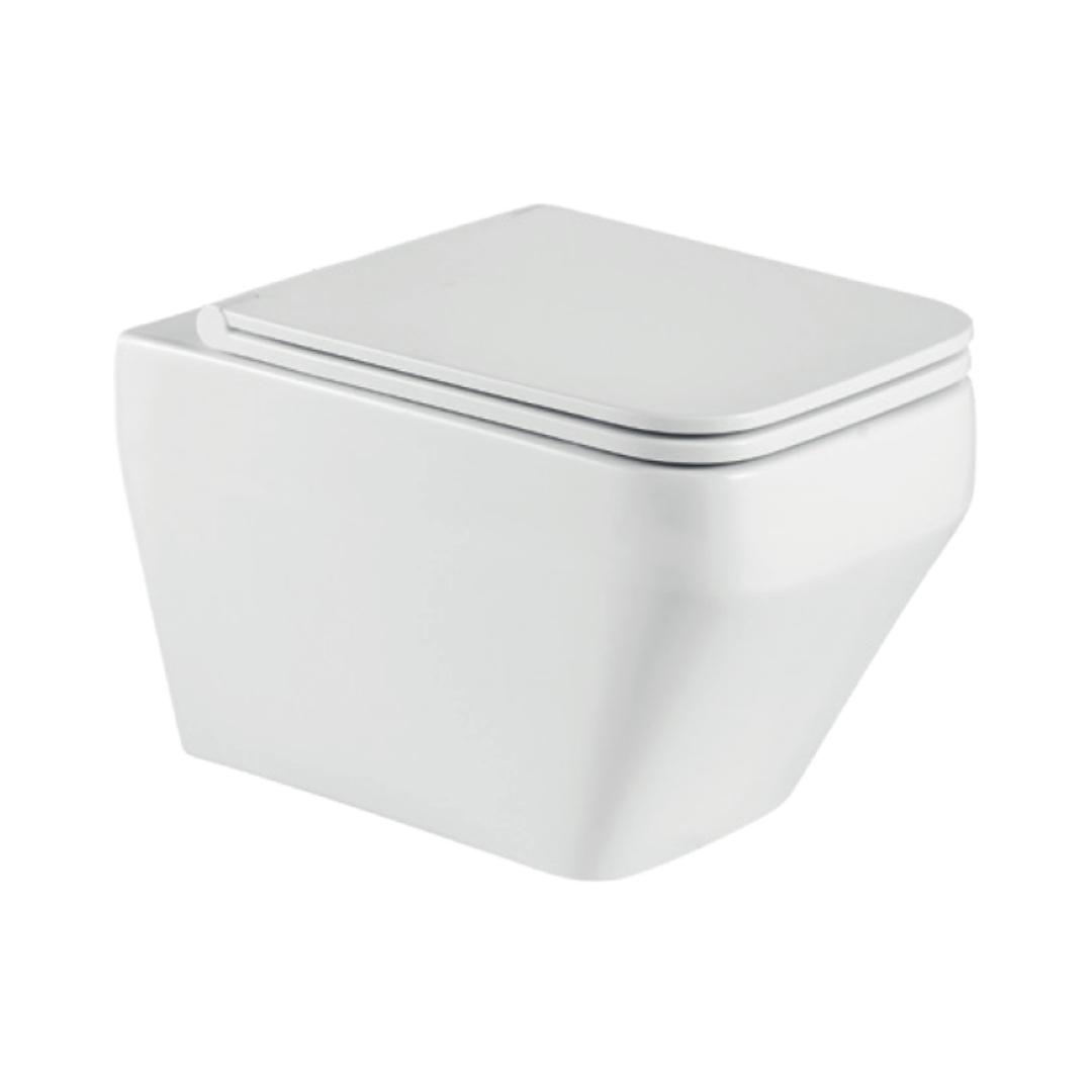 Parryware Wall Mounted White Closet WC Pixel PIXEL C898X with P-Trap