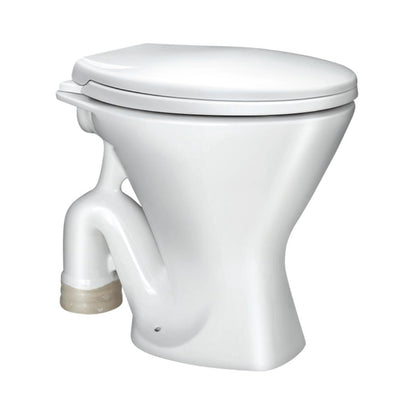 Hindware Floor Mounted White Closet WC Popular 20044 WHITE with P-Trap