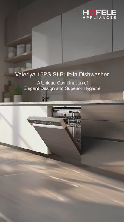 Hafele Semi Built in Dishwasher VALERIYA SI with 15 Place Settings