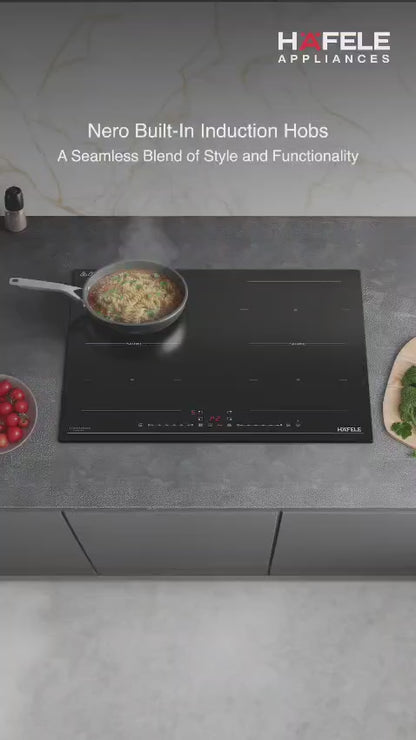 Hafele 4 Zones Induction Hob NERO 60