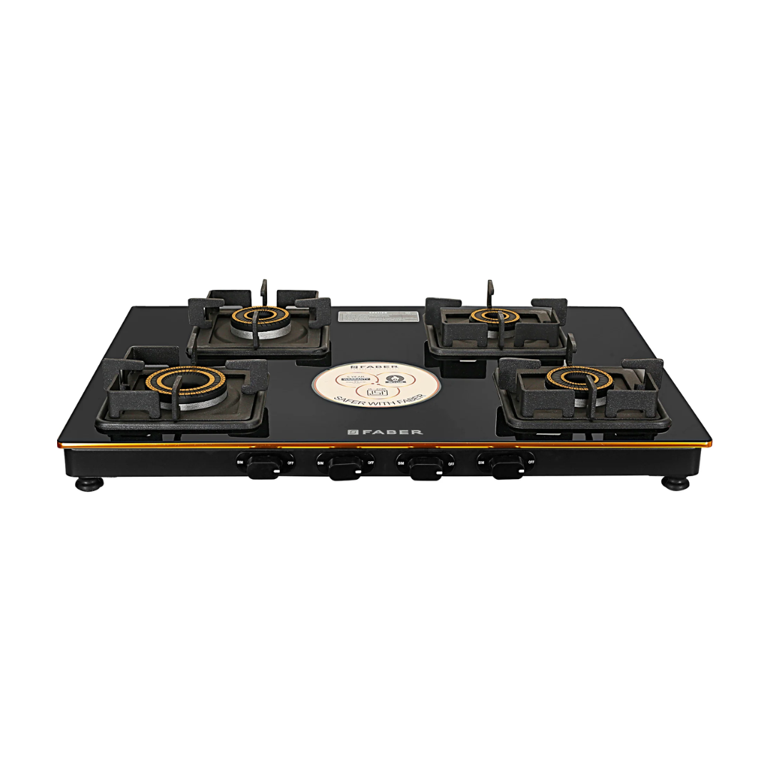 Faber 72 cm 4 Burner Cooktop PRINCE 4BB BK
