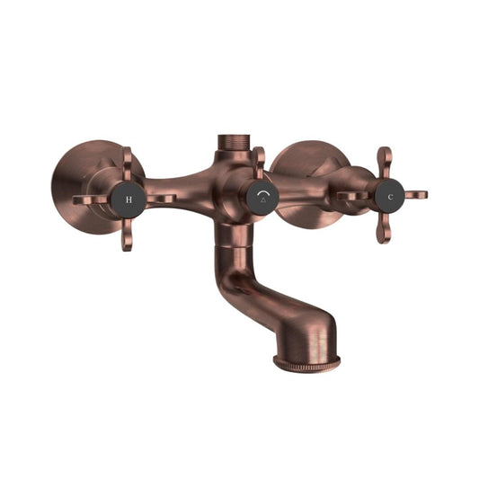 Jaquar 2 Way Wall Mixer Queens Prime QQP-ACR-7217PM Normal Flow - Antique Copper Finish