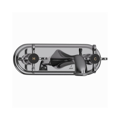 Jaquar Wall Mounted Basin Mixer Queens Prime QQP-BCH-7433PM - Black Chrome