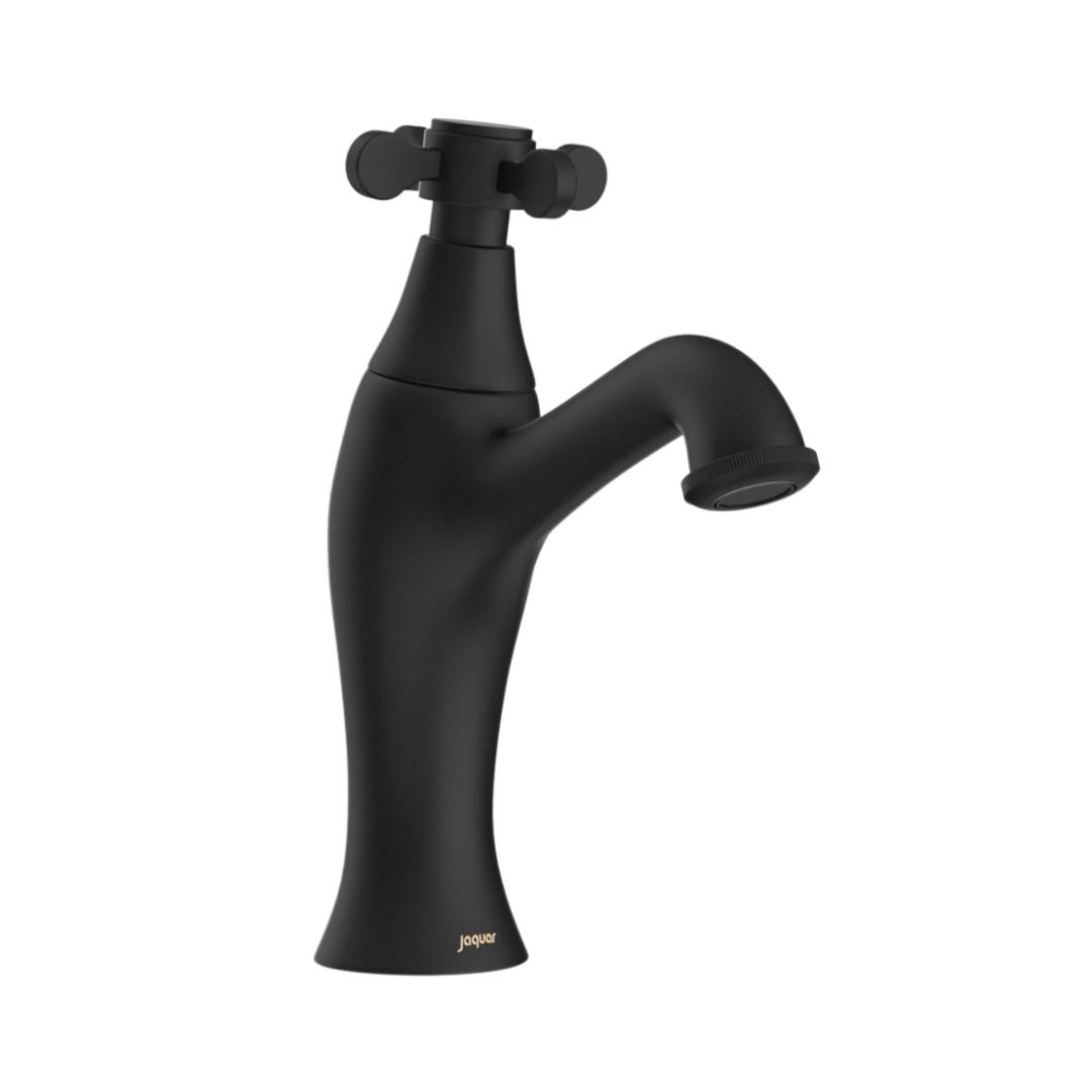 Jaquar Table Mounted Regular Basin Tap Queens Prime QQP-BLM-7011PM - Black Matt