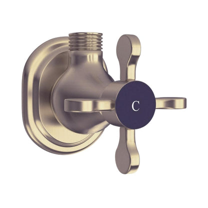 Jaquar Basin Area Angle Valve Queens Prime QQP-GDS-7053PM - Gold Dust