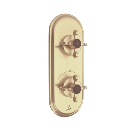 Jaquar 1 Way Thermostatic Diverter Queens Prime QQP-GDS-7661PM Normal Flow - Gold Dust Finish