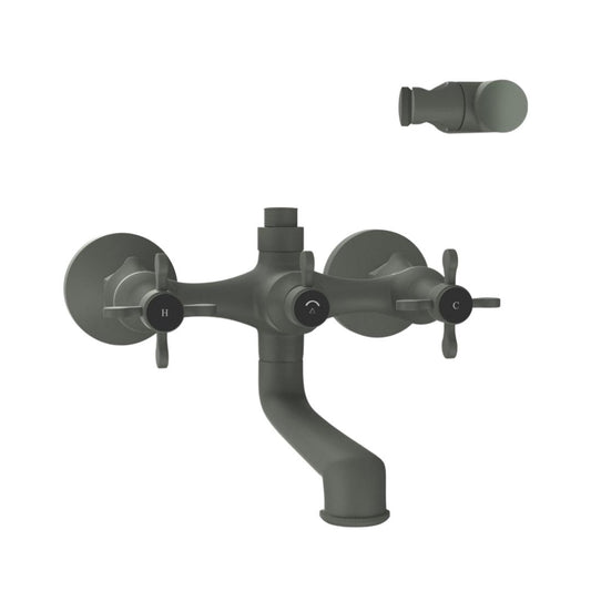 Jaquar 2 Way Wall Mixer Queens Prime QQP-GRF-7267PM Normal Flow - Graphite Finish
