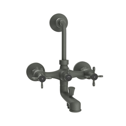 Jaquar 3 Way Wall Mixer Queens Prime QQP-GRF-7281PM Normal Flow - Graphite Finish