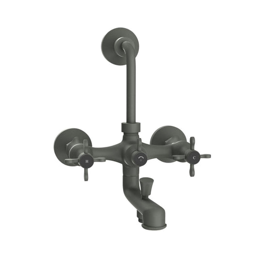 Jaquar 3 Way Wall Mixer Queens Prime QQP-GRF-7281PM Normal Flow - Graphite Finish