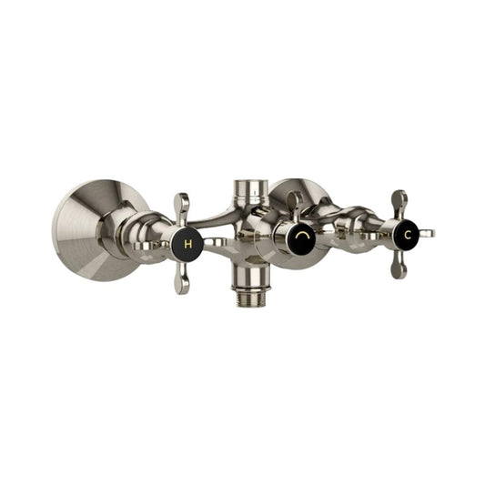 Jaquar 2 Way Wall Mixer Queens Prime QQP-SSF-7215PM Normal Flow - Stainless Steel Finish