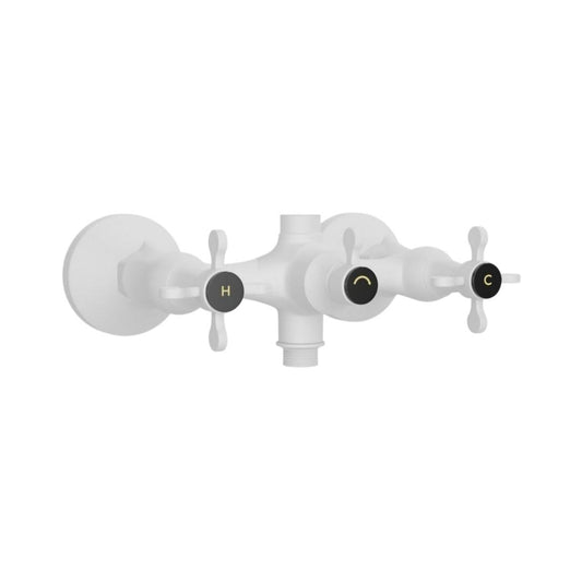 Jaquar 2 Way Wall Mixer Queens Prime QQP-WHM-7215PM Normal Flow - White Matt Finish