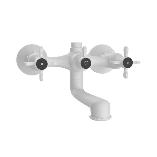 Jaquar 2 Way Wall Mixer Queens Prime QQP-WHM-7217PM Normal Flow - White Matt Finish