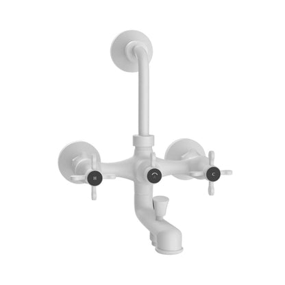 Jaquar 3 Way Wall Mixer Queens Prime QQP-WHM-7281PM Normal Flow - White Matt Finish