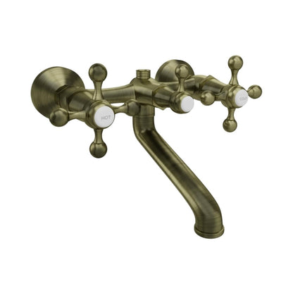 Jaquar 2 Way Wall Mixer Queen's QQT-ABR-7217 Normal Flow - Antique Bronze Finish