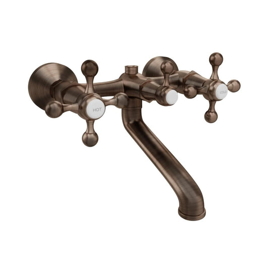 Jaquar 2 Way Wall Mixer Queen's QQT-ACR-7217 Normal Flow - Antique Copper Finish