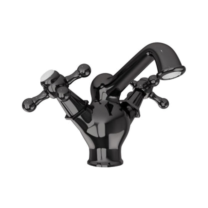 Jaquar Table Mounted Regular Basin Mixer Queens QQT-BCH-7167B - Black Chrome