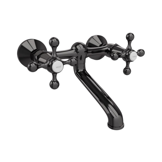 Jaquar 1 Way Wall Mixer Queen's QQT-BCH-7219 Normal Flow - Black Chrome Finish