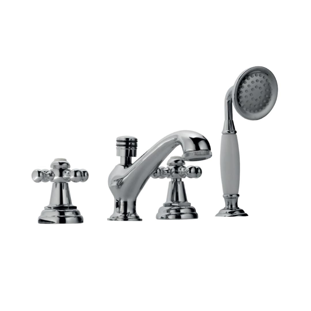 Jaquar 2 Way Bath Tub Filler Queen's QQT-CHR-7277 Normal Flow - Chrome Finish