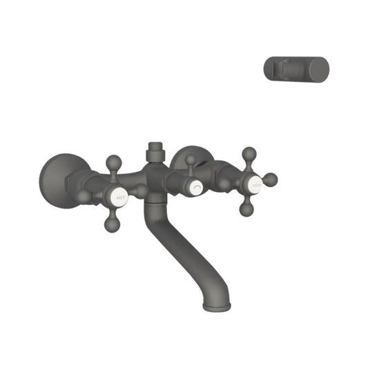 Jaquar 2 Way Wall Mixer Queen's QQT-GRF-7267 Normal Flow - Graphite Finish