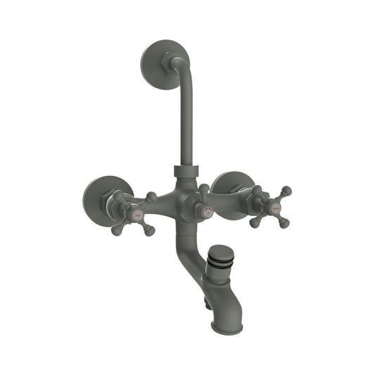 Jaquar 3 Way Wall Mixer Queen's QQT-GRF-7281 Normal Flow - Graphite Finish