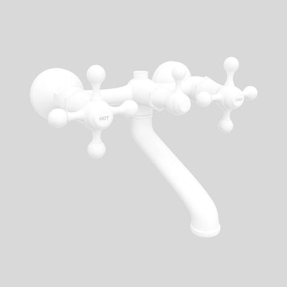 Jaquar 2 Way Wall Mixer Queen's QQT-WHM-7217 Normal Flow - White Matt Finish