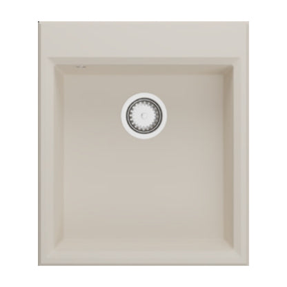 Hafele Quartz Sink Lithos Quartz Range QUADRA SINGLE BOWL ( 20 x 23 inches )  -  Mocha