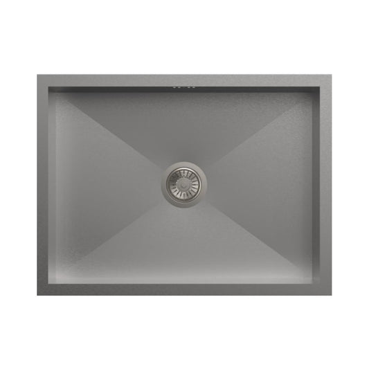 Carysil Stainless Steel Sink Quadro QUADRO SINGLE BOWL 21 X 18 X 8 ( 21 x 18 inches ) - Matt