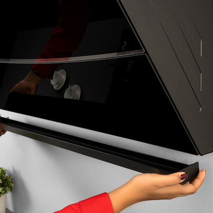 Hafele Built In Oven CELIA 70 + Hafele Built-In Microwave AIDA 28 + Hafele 90 cm Wall Mounted Chimney RHINE 90 + Hafele 86 cm 4 Burner Hob Altius Series ALTIUS FS 490