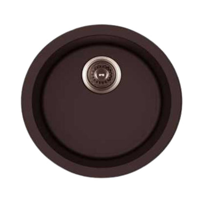 Carysil Quartz Sink Single Bowl SINGLE BOWL ROCK ( 18 x 18 inches )  -  Espresso