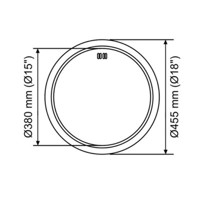 Nirali Stainless Steel Sink D'Signo Range ROUND SINK LID ( 17.5 x 17.5 inches ) - Satin