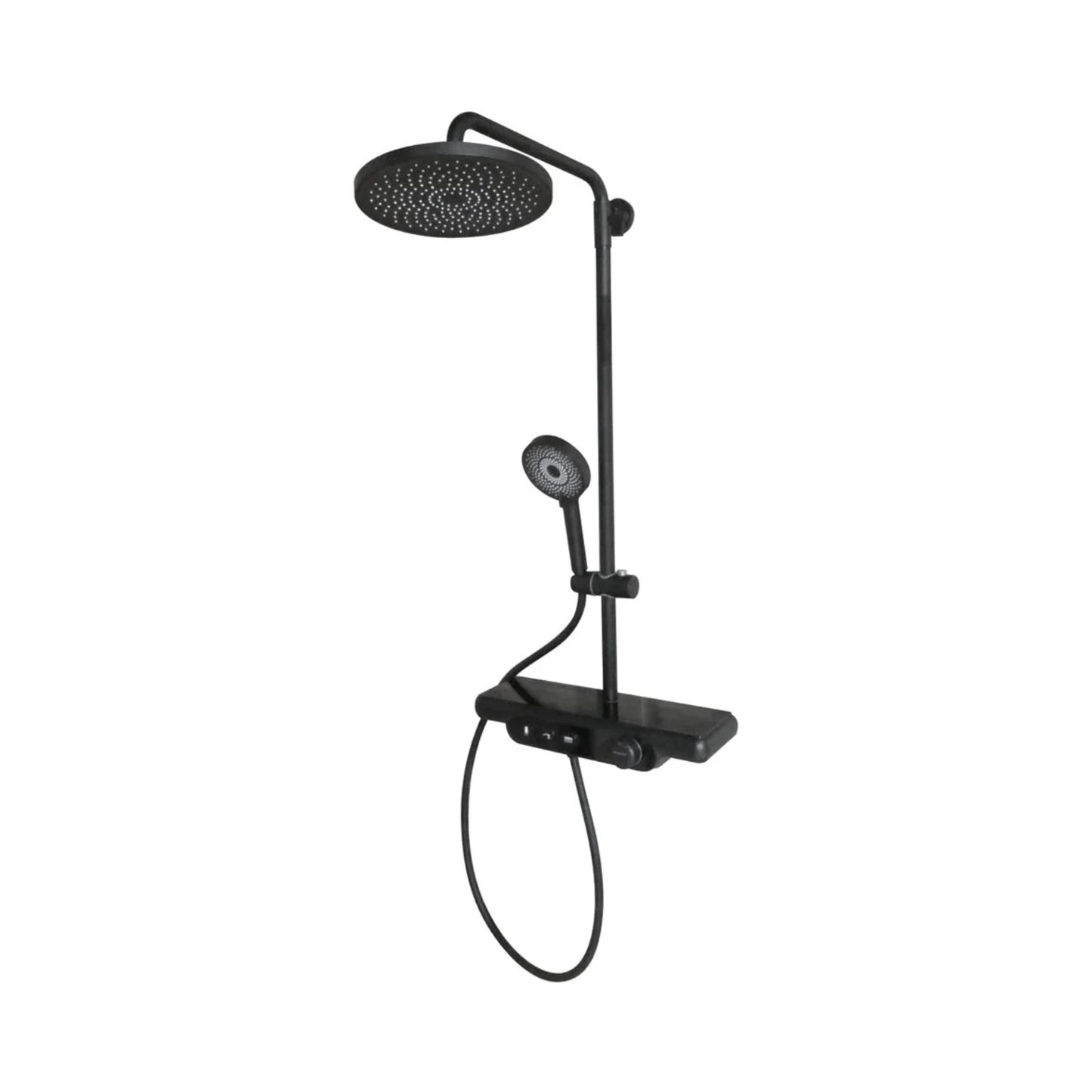 Colston 2 Way Shower Panel Rover Black - Black