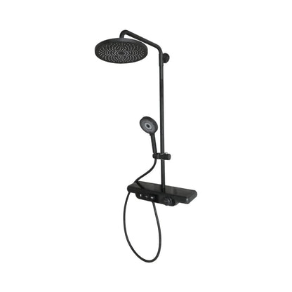 Colston 2 Way Shower Panel Rover Black - Black