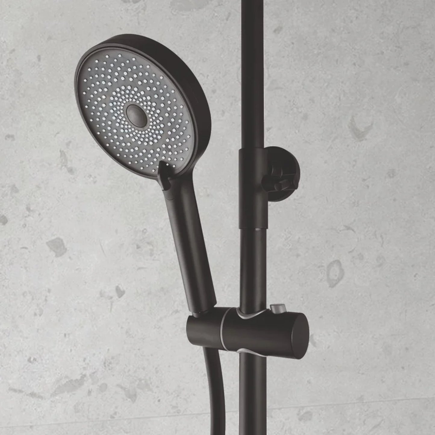 Colston 2 Way Shower Panel Rover Black - Black