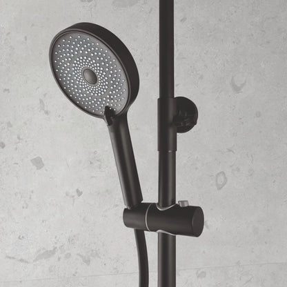 Colston 2 Way Shower Panel Rover Black - Black