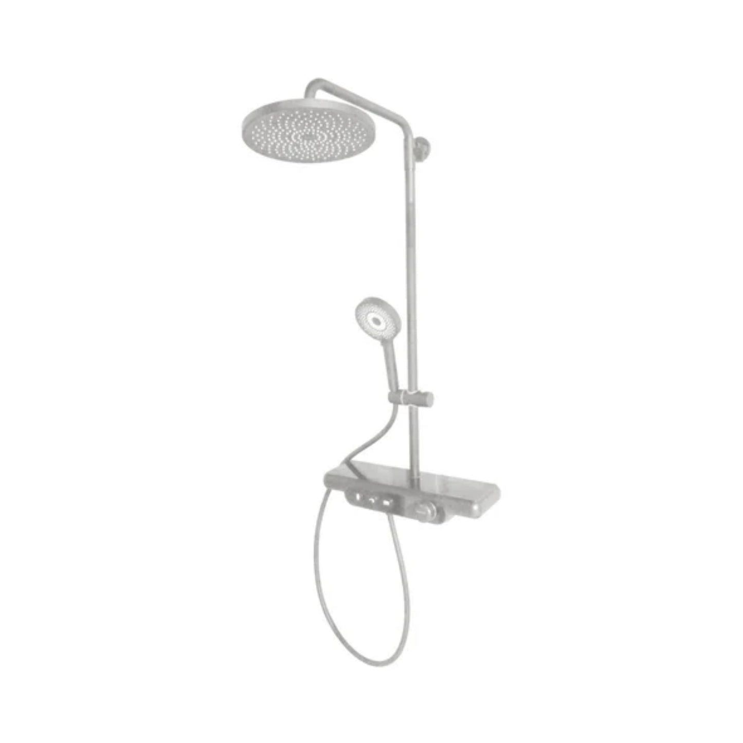 Colston 2 Way Shower Panel Rover Chrome - Chrome