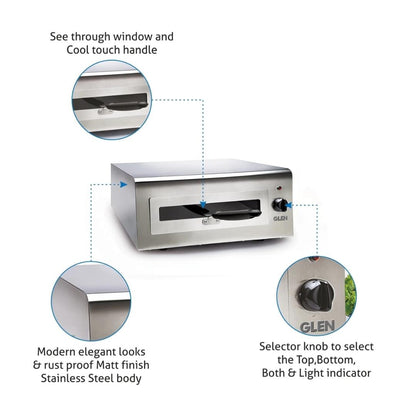 Glen Electric Tandoor SA5014 Silver