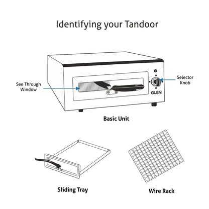 Glen Electric Tandoor SA5014 Silver